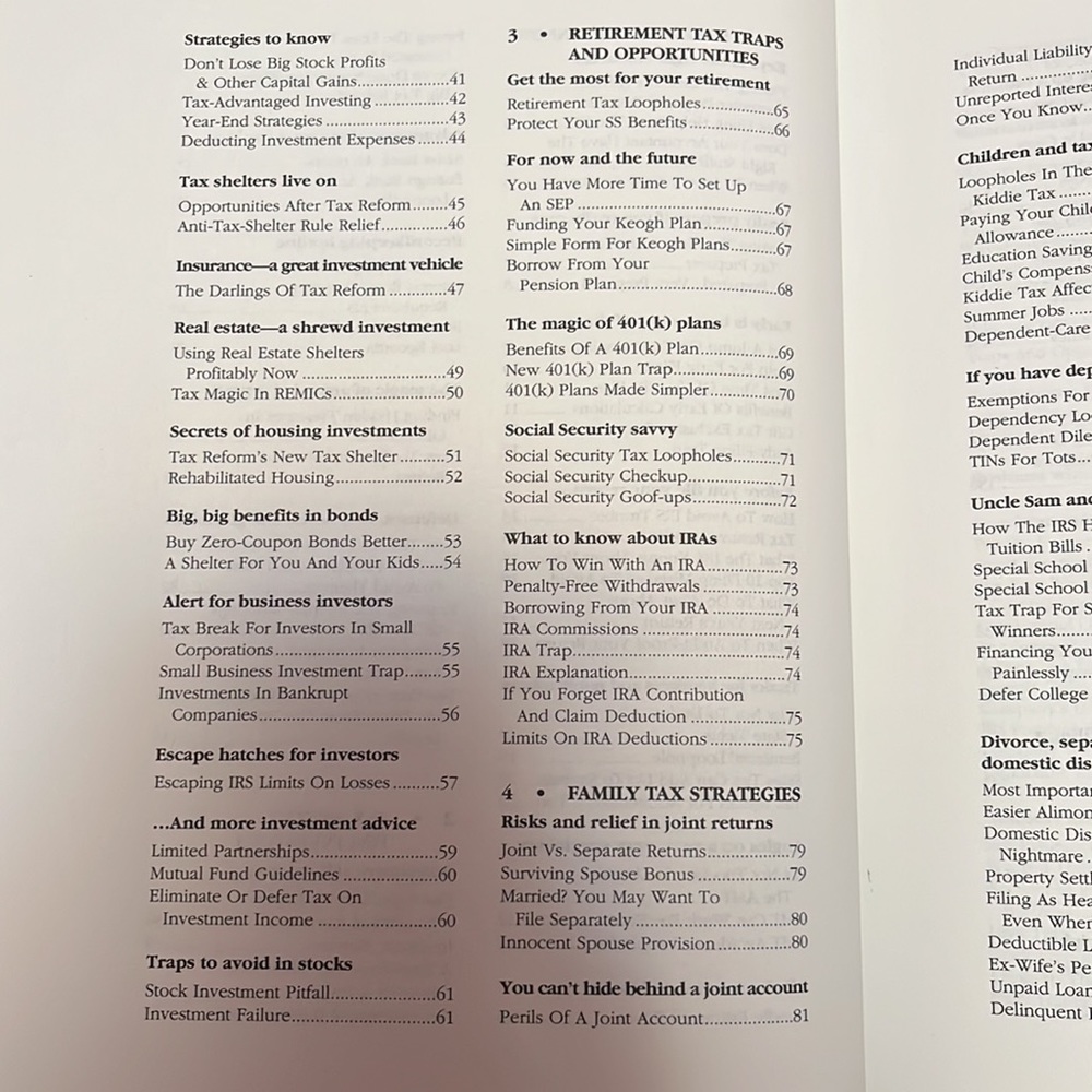 TAX LOOPHOLES BOOK - Picture 10 of 16